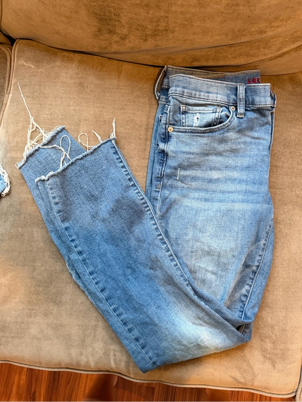 Lucky Brand Mid-Rise Straight Leg Jeans